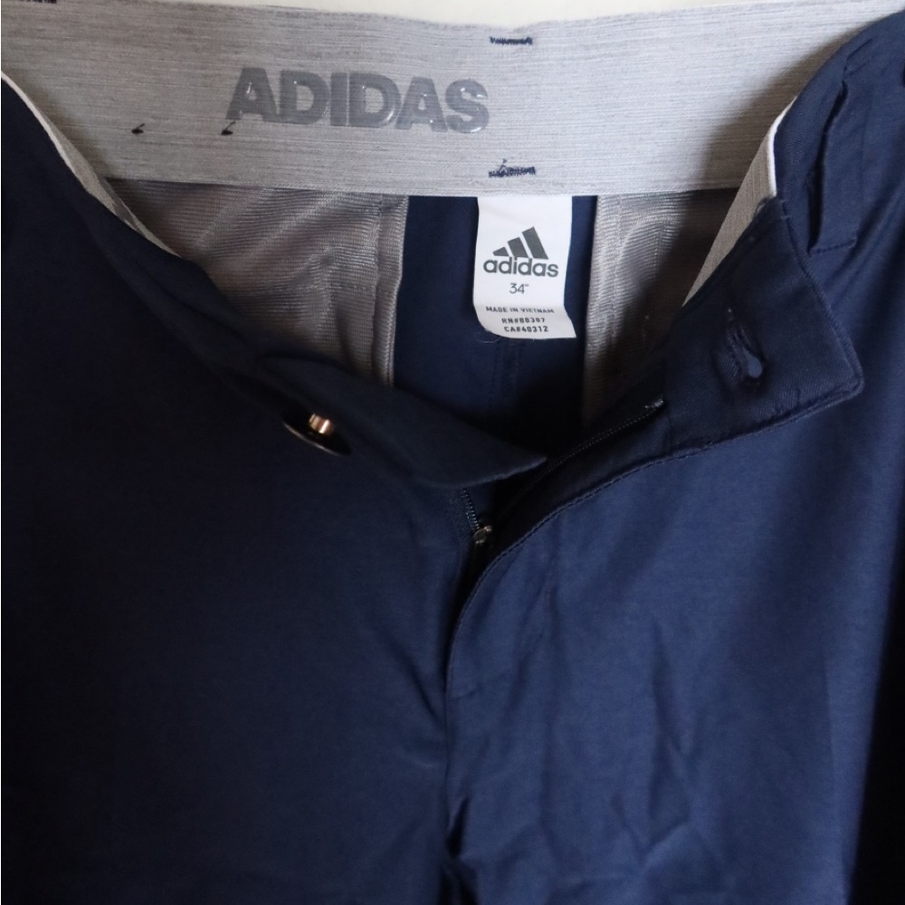 Adidas navy golf shorts